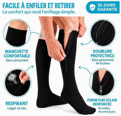 Bas de Contention Zippés - SediaCare™