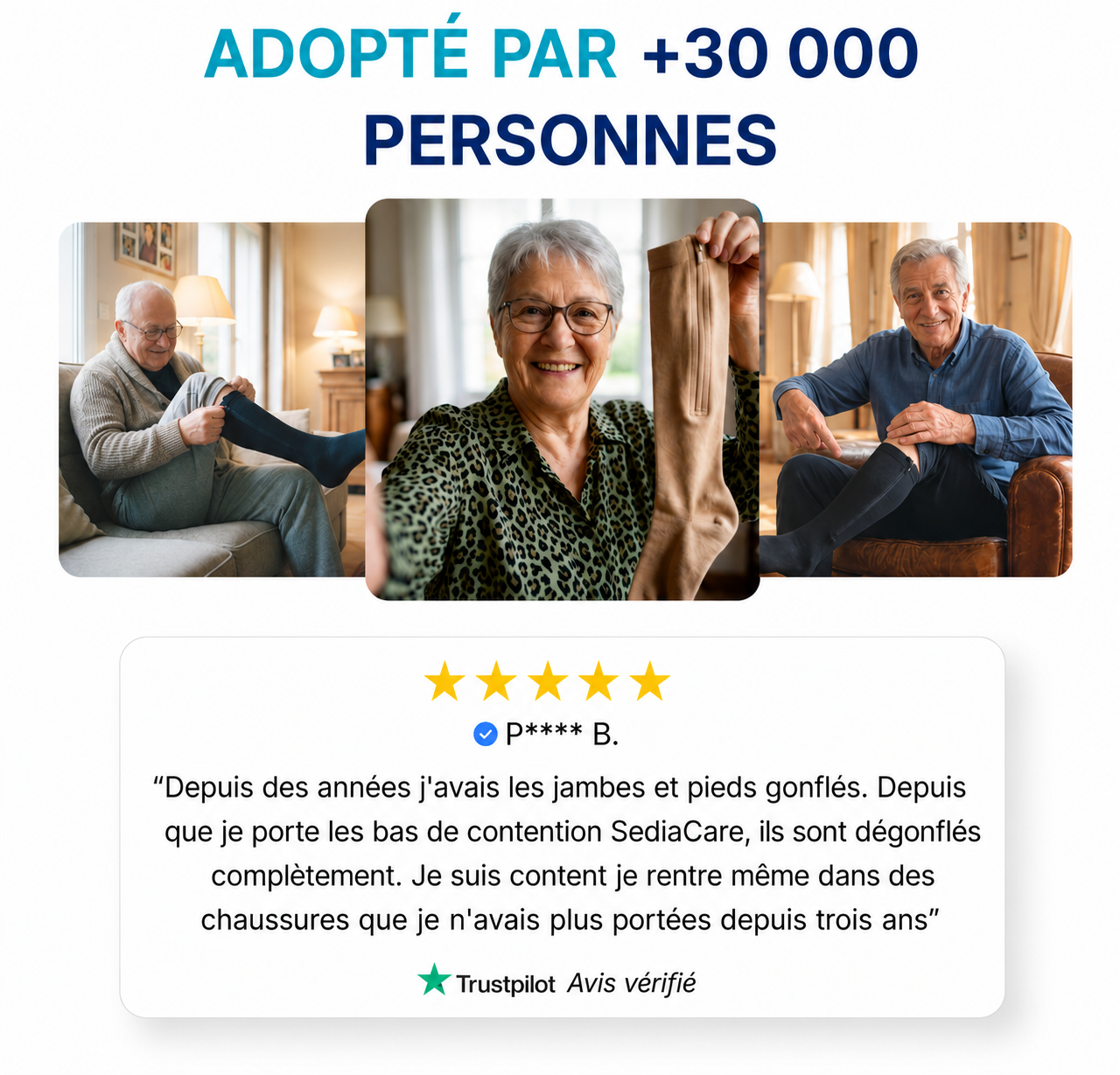 Bas de Contention Zippés - SediaCare™